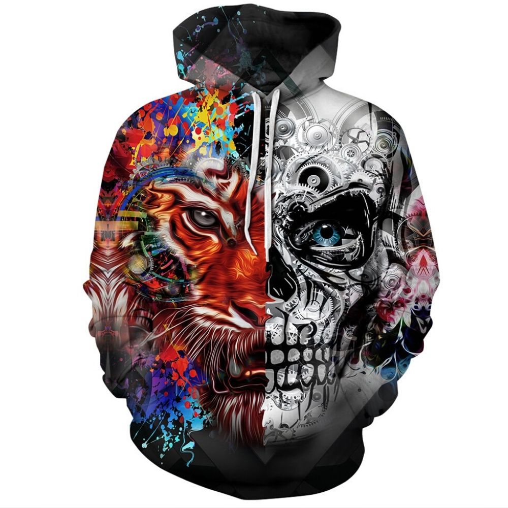 Sweat Lion Tête De Mort