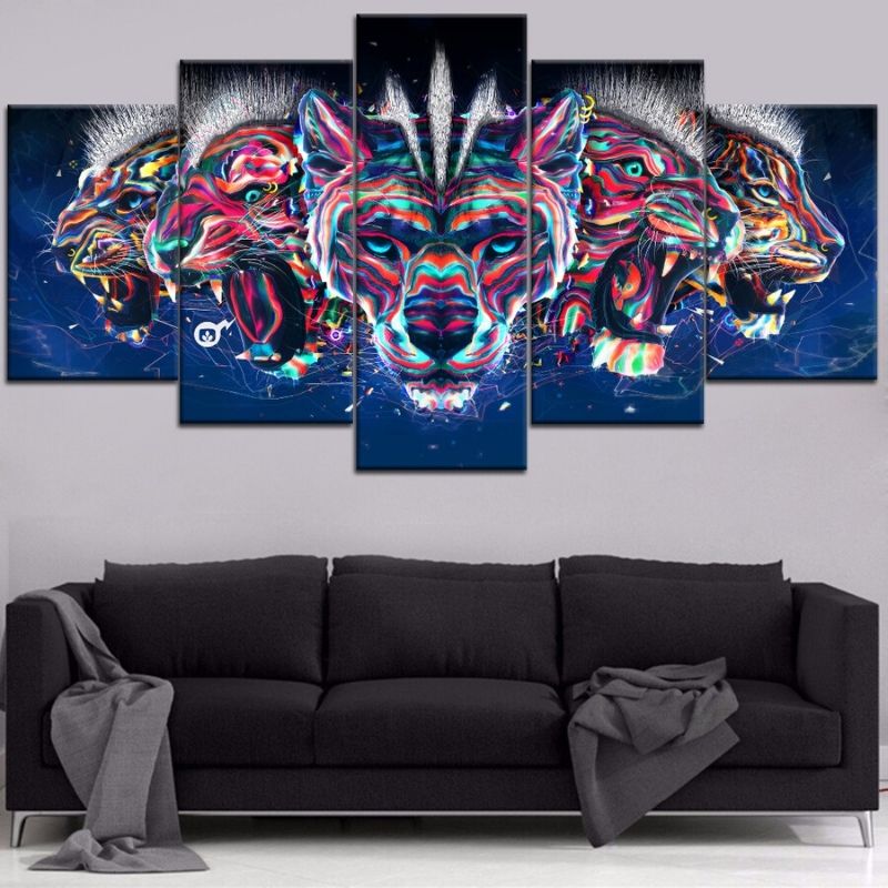 Tableau Lion Éclat peinture d'animaux