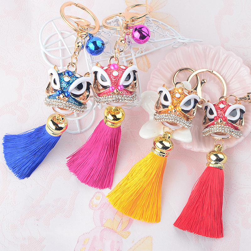 Porte Clés Lion Danse Rose autres couleurs