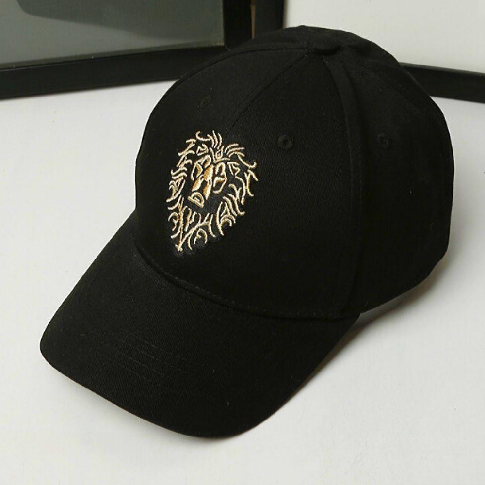 Casquette lion royaume noire.