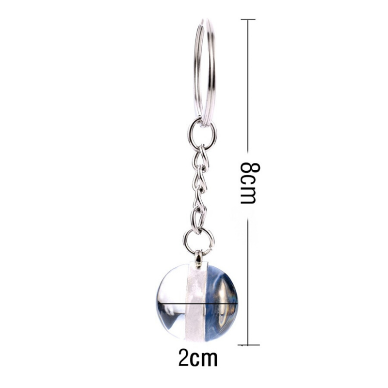 Porte Clef Lion Bleu dimensions