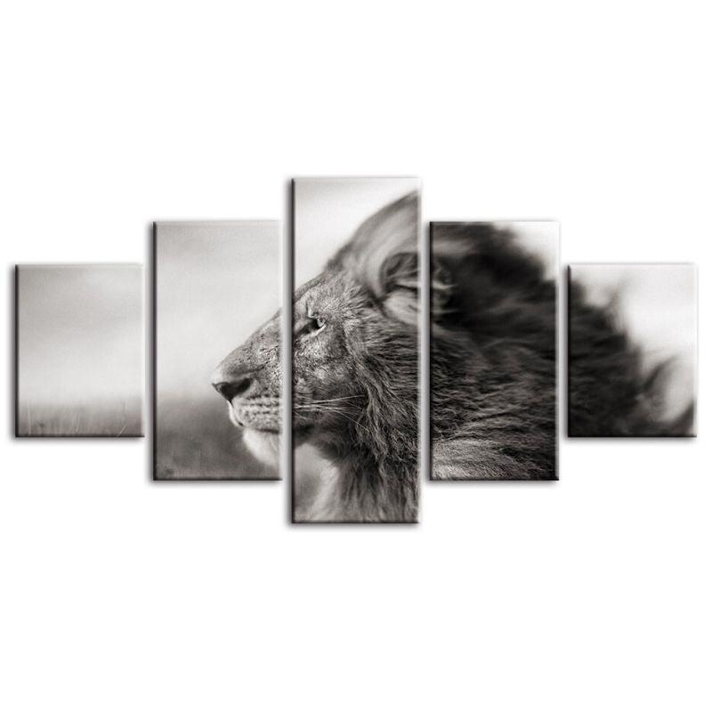 Tableau Lion Impérial décoration d'intérieur de luxe