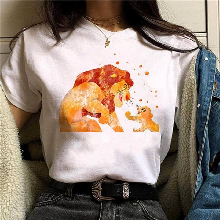 T shirt simba et mufasa roi lion