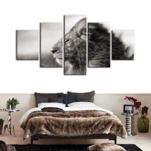 Tableau Lion Impérial décoration de luxe