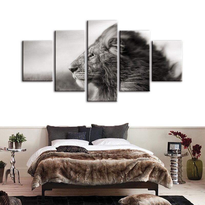 Tableau Lion Impérial décoration de luxe