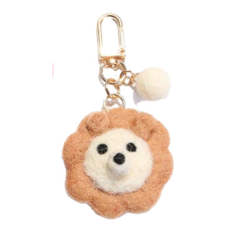 Porte Clés Lion Chou zoom