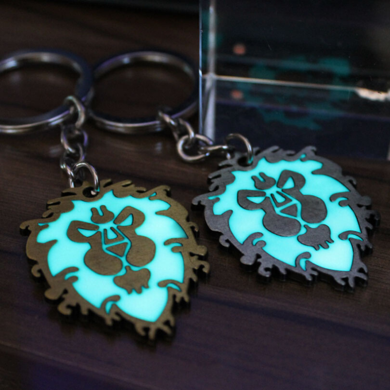 Porte Clés Lion des Flandres Argent double