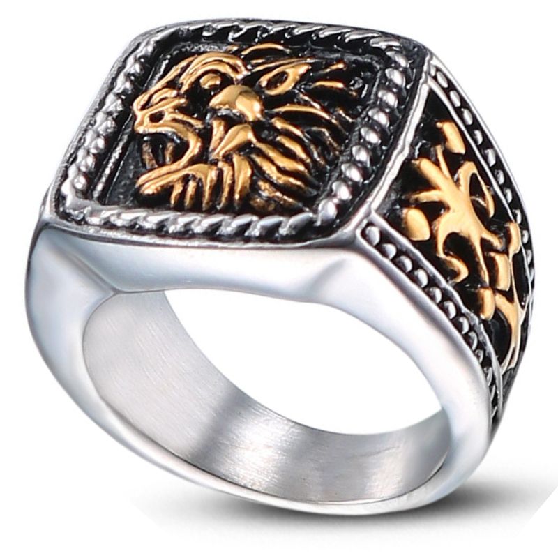 Chevalière Tête de Lion Or