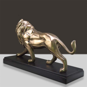 Statue lion d'intérieur.