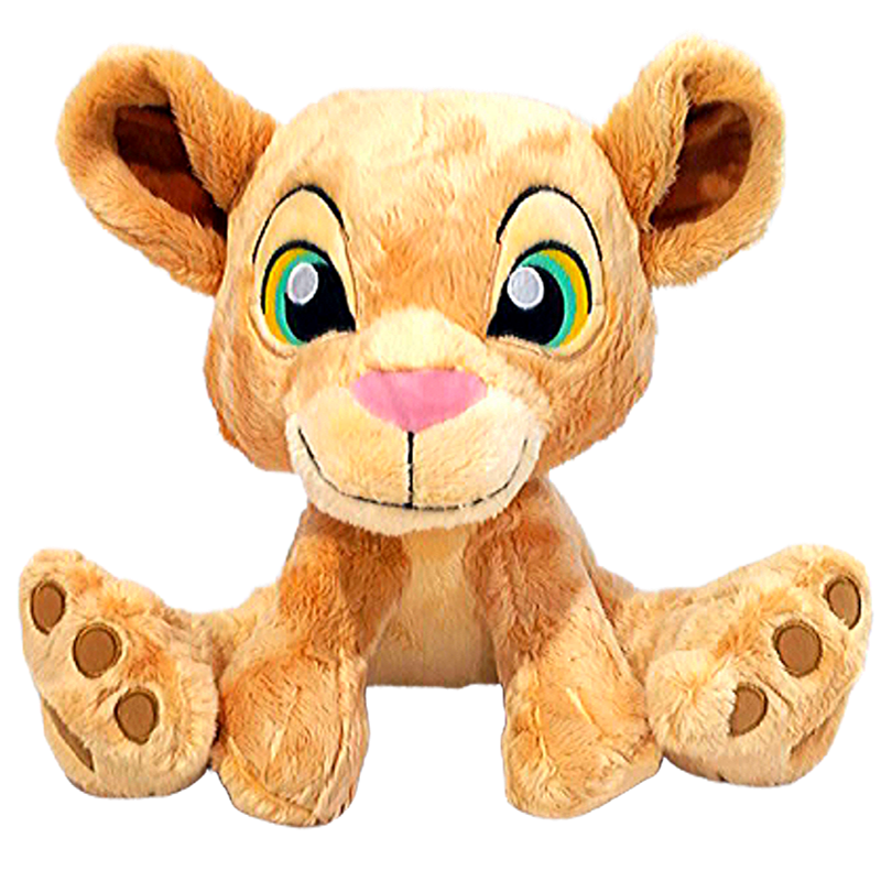 Peluche doudou nala le roi lion.