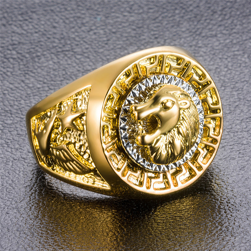 Chevalière Bague Tête de Lion