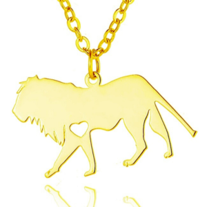 Pendentif lion femme.