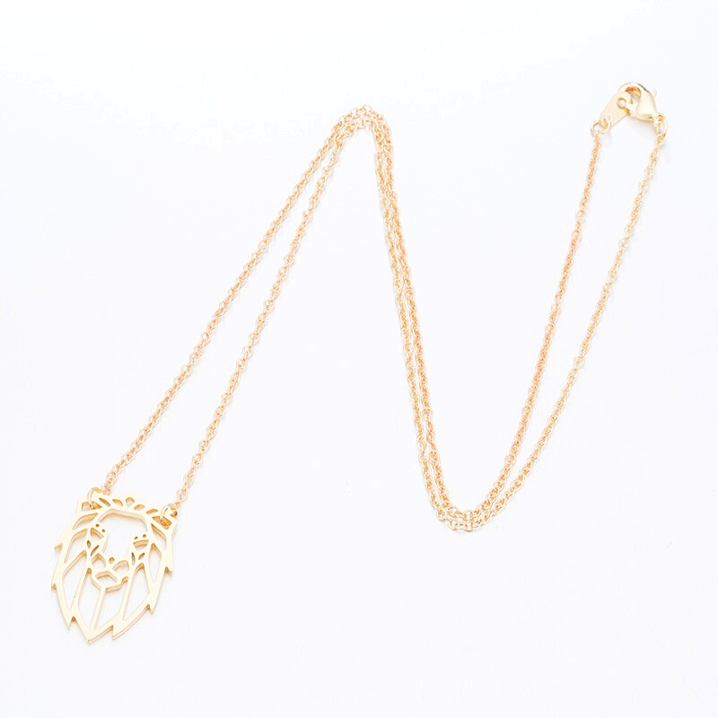 Collier lion or.