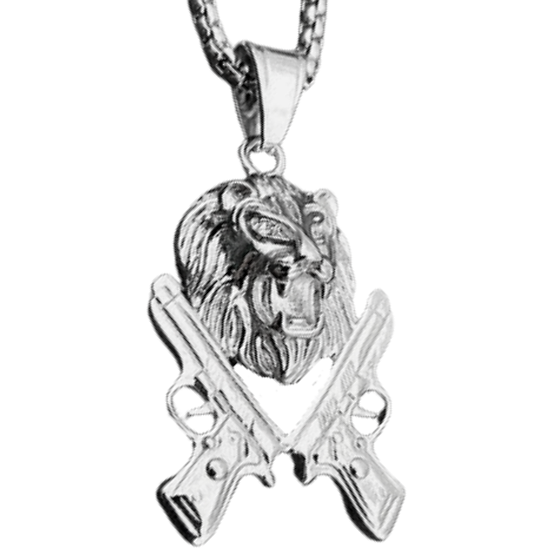 Pendentif lion.