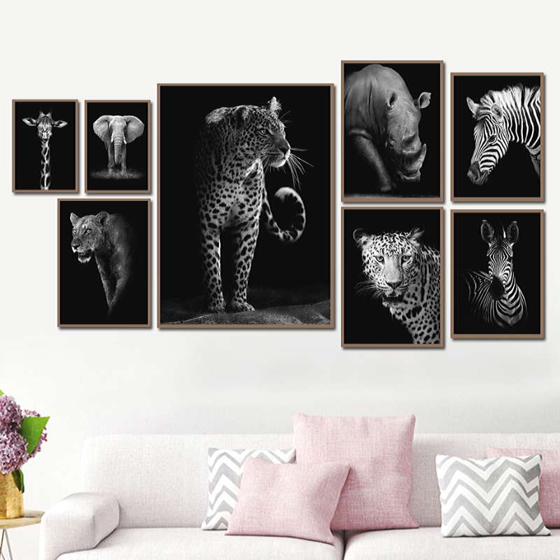Ensemble de posters animaux.