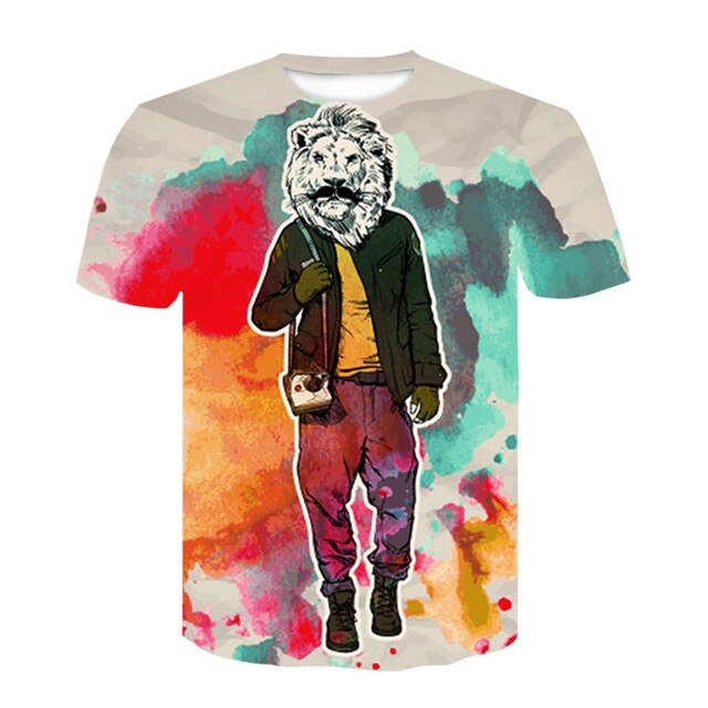 Lion T-Shirt Design Street