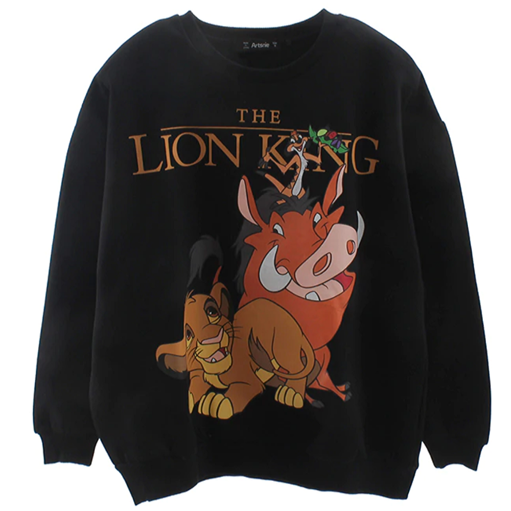 Le roi lion pull noir.