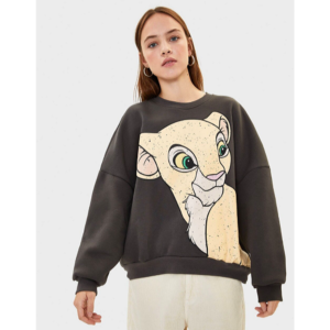 Pull nala du roi lion noir pour femme.