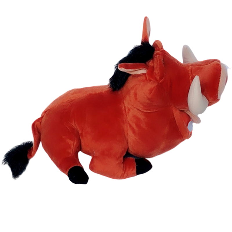 Peluche Pumbaa Phacochère Roi Lion de côté