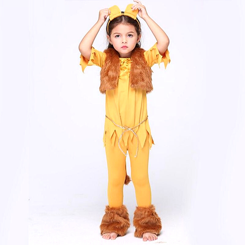 Déguisement Lion Enfant Effet Sauvage