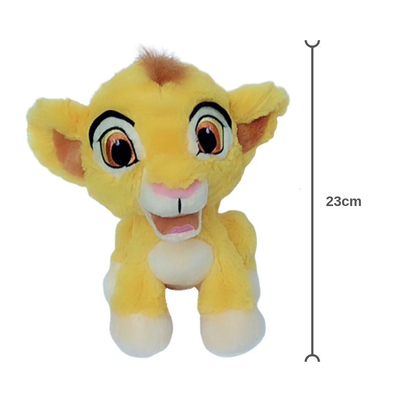 Roi lion en peluche.