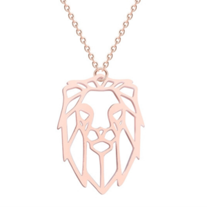 Collier femme rose.