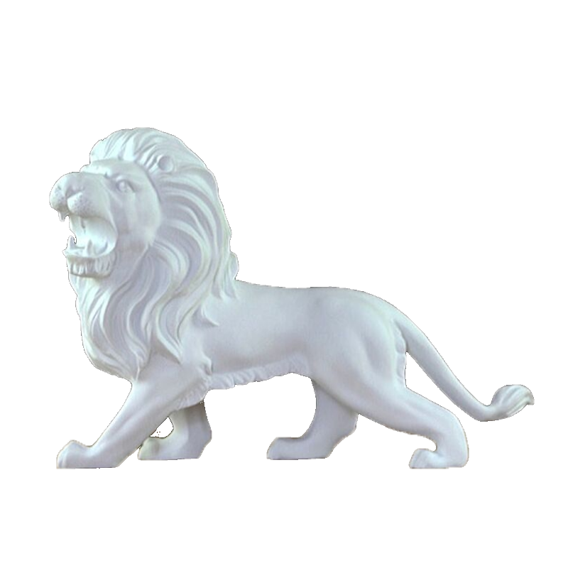 Statue lion décoration.
