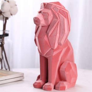 Statuette lion déco.