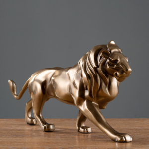Lion en statue pour déco.