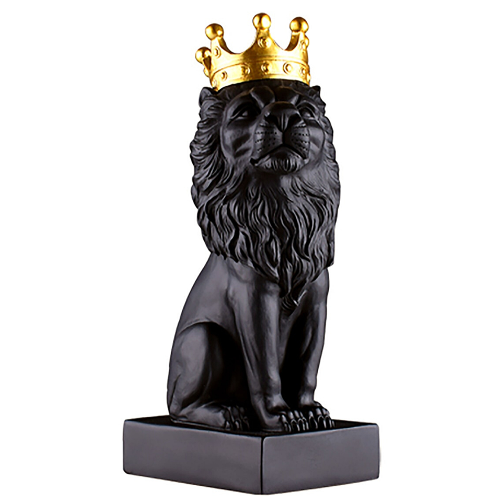 Statue lion décoration intérieur.