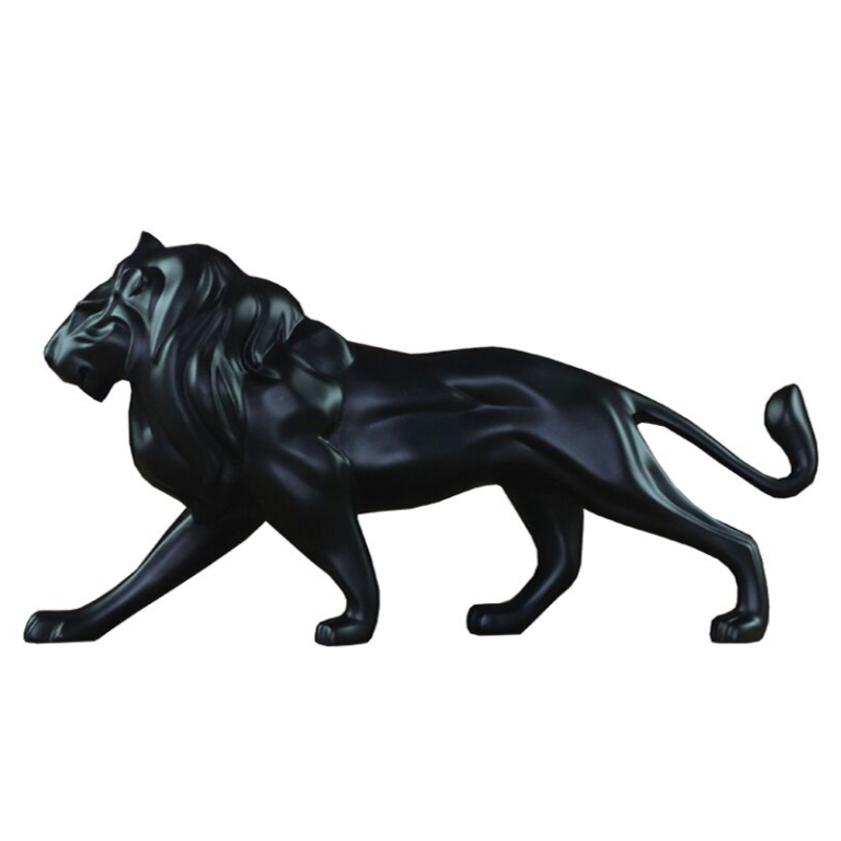 Statue Lion De Belfort Noire