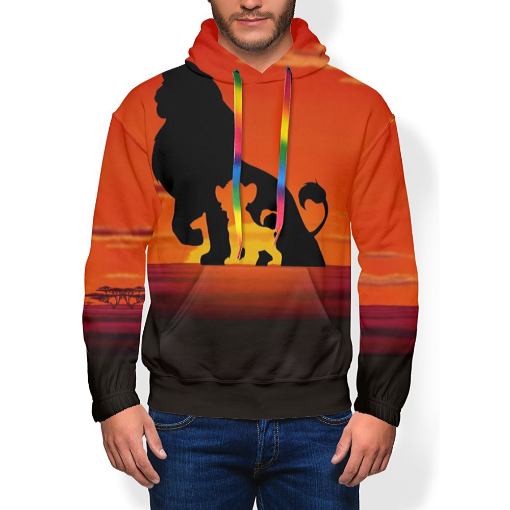 Sweat le roi lion a capuche disney.