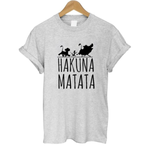 T-Shirt Le Roi Lion Femme blanc