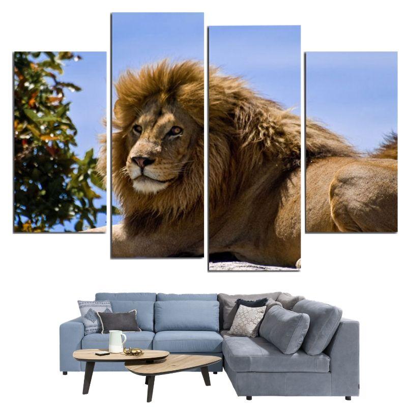 Tableau d'un Lion