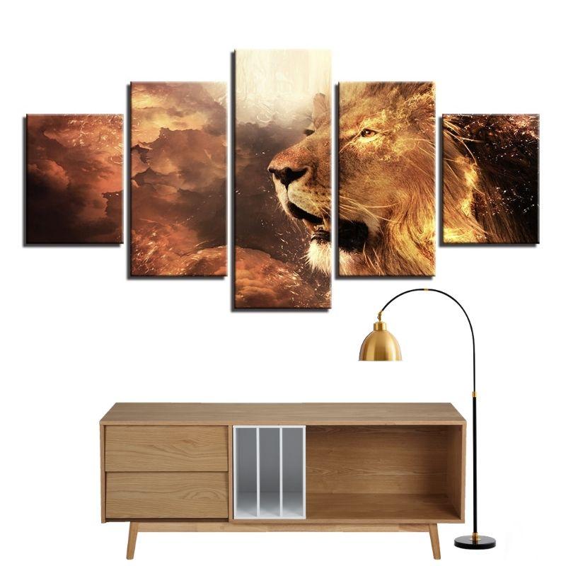 Tableau De Lion Déco