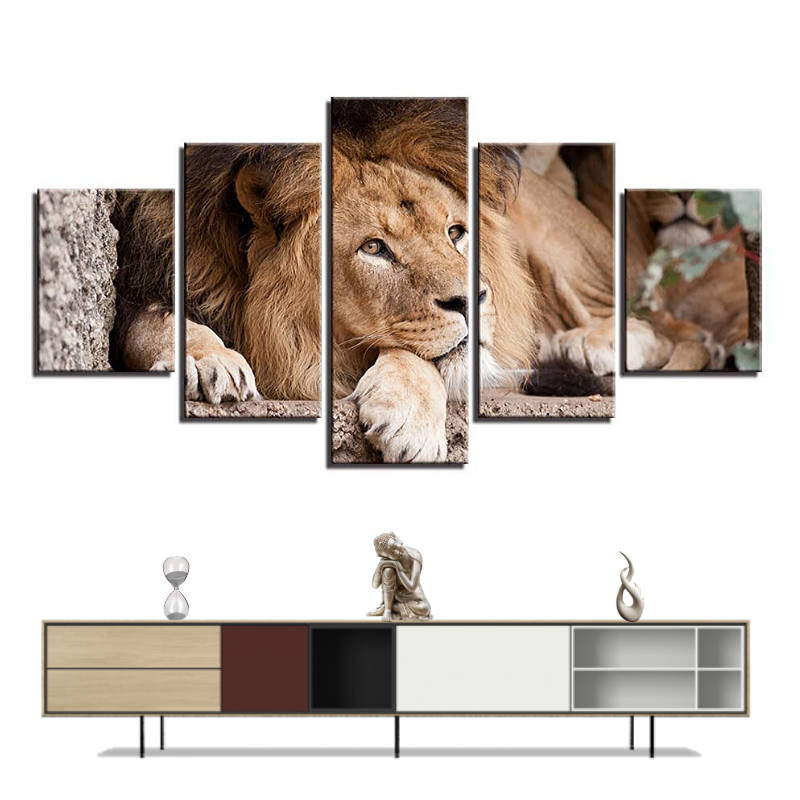 Tableau Déco Lion Africain | Lion Royaume