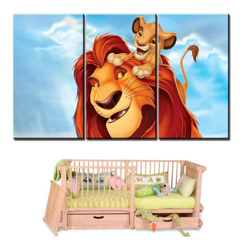 Tableau Du Roi Lion | Lion Royaume