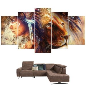 Tableau Lion Aplomb