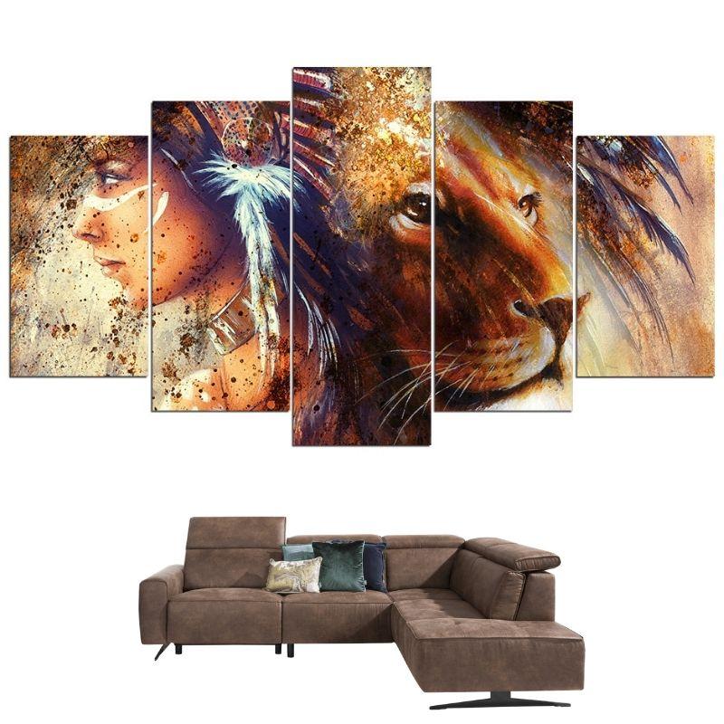 Tableau Lion Aplomb