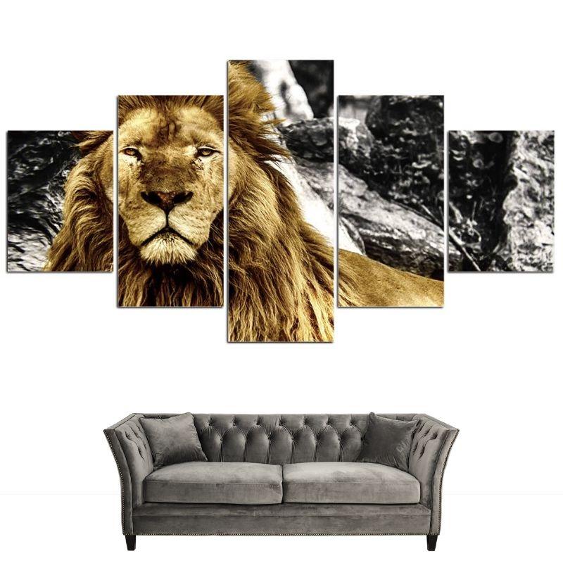 Tableau Lion Bravoure