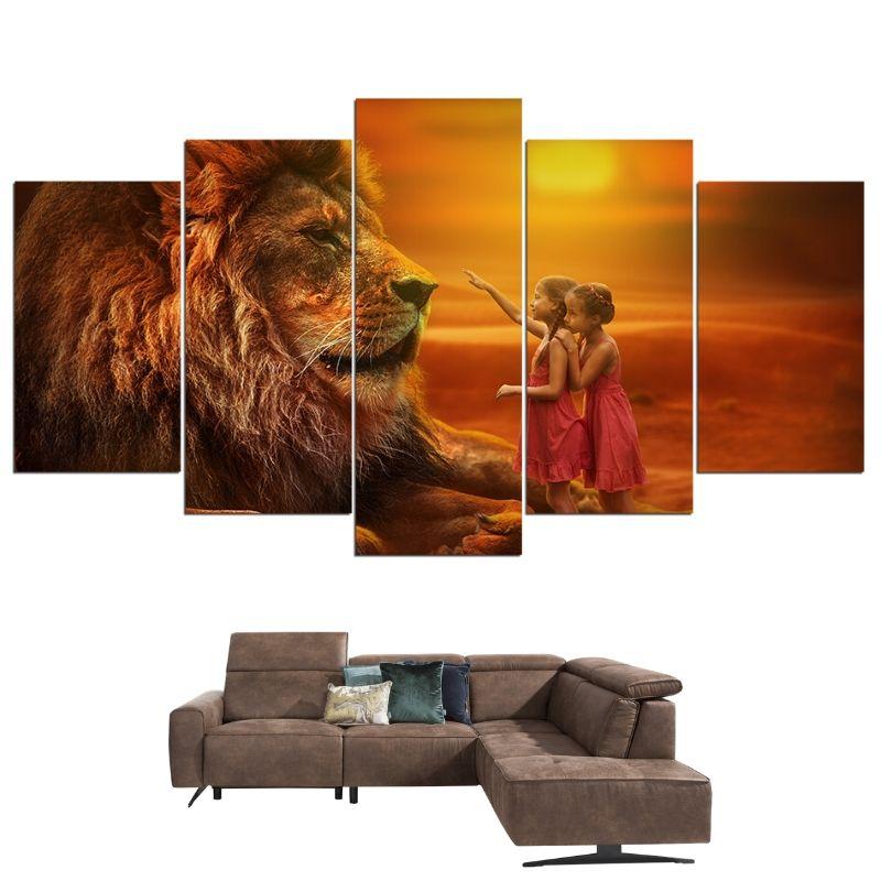 Tableau Lion Complice