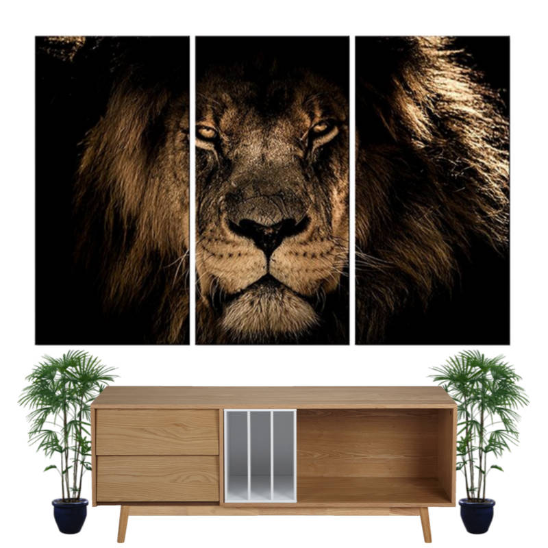 Tableau Lion Couleur Redoutable | Lion Royaume