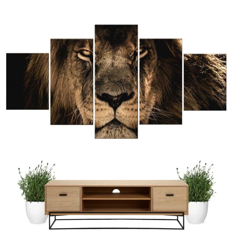 Tableau Lion Couleur Sauvage