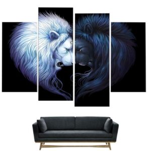 Tableau Lion Énergie