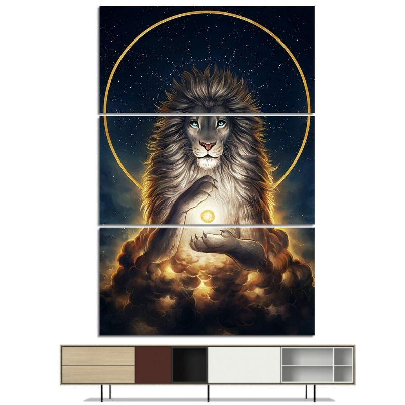 Tableau Lion Illusion