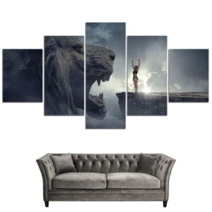 Tableau Lion Indécence