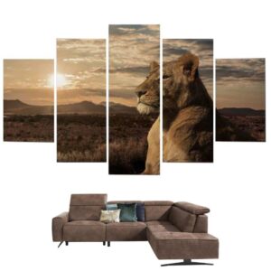 Tableau Lion Intrépide