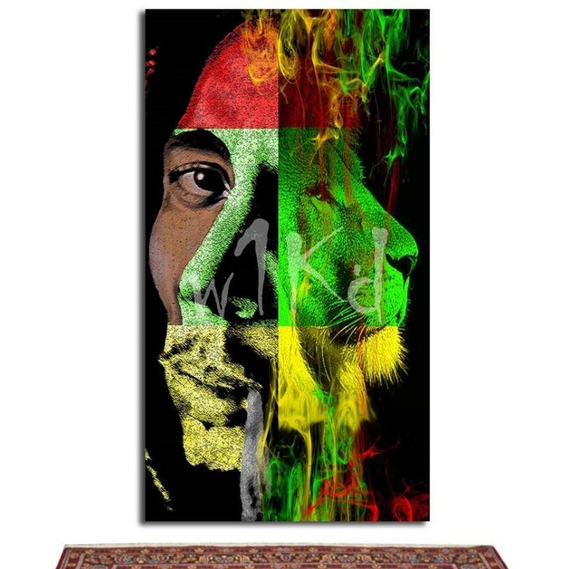 Tableau Lion Jamaïque