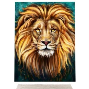 Tableau Lion Patience