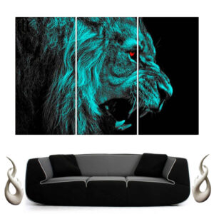 Tableau Lion Qui Rugit | Lion Royaume